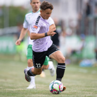 Meciul dintre echipele CSC Dumbarvita si Unirea Dej, contand pentru etapa 2 din Liga a II-a de fotbal, disputat sambata, 13 august 2022, pe stadionul Stefan Dobay din Dumbravita, judetul Timis-Leczki Jozsi/ Mediafax Foto