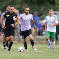 Meciul dintre echipele CSC Dumbarvita si Unirea Dej, contand pentru etapa 2 din Liga a II-a de fotbal, disputat sambata, 13 august 2022, pe stadionul Stefan Dobay din Dumbravita, judetul Timis-Leczki Jozsi/ Mediafax Foto