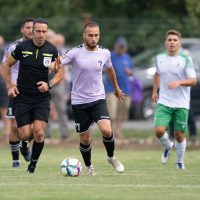 Meciul dintre echipele CSC Dumbarvita si Unirea Dej, contand pentru etapa 2 din Liga a II-a de fotbal, disputat sambata, 13 august 2022, pe stadionul Stefan Dobay din Dumbravita, judetul Timis-Leczki Jozsi/ Mediafax Foto