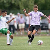 Meciul dintre echipele CSC Dumbarvita si Unirea Dej, contand pentru etapa 2 din Liga a II-a de fotbal, disputat sambata, 13 august 2022, pe stadionul Stefan Dobay din Dumbravita, judetul Timis-Leczki Jozsi/ Mediafax Foto