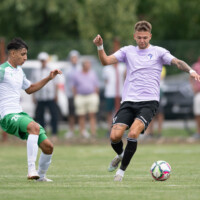 Meciul dintre echipele CSC Dumbarvita si Unirea Dej, contand pentru etapa 2 din Liga a II-a de fotbal, disputat sambata, 13 august 2022, pe stadionul Stefan Dobay din Dumbravita, judetul Timis-Leczki Jozsi/ Mediafax Foto