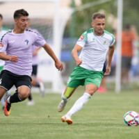 Meciul dintre echipele CSC Dumbarvita si Unirea Dej, contand pentru etapa 2 din Liga a II-a de fotbal, disputat sambata, 13 august 2022, pe stadionul Stefan Dobay din Dumbravita, judetul Timis-Leczki Jozsi/ Mediafax Foto