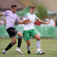 Meciul dintre echipele CSC Dumbarvita si Unirea Dej, contand pentru etapa 2 din Liga a II-a de fotbal, disputat sambata, 13 august 2022, pe stadionul Stefan Dobay din Dumbravita, judetul Timis-Leczki Jozsi/ Mediafax Foto