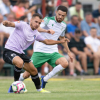 Meciul dintre echipele CSC Dumbarvita si Unirea Dej, contand pentru etapa 2 din Liga a II-a de fotbal, disputat sambata, 13 august 2022, pe stadionul Stefan Dobay din Dumbravita, judetul Timis-Leczki Jozsi/ Mediafax Foto